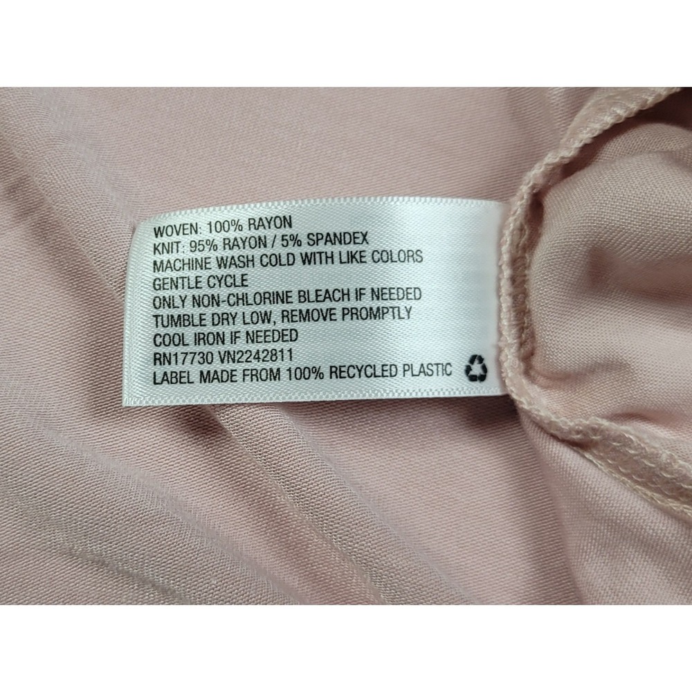 Ava & Viv Smoked Pink Sleeveless Button-down Top Blouse Women's Plus Size 4X NWT - Picture 6 of 8
